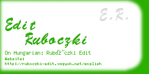 edit ruboczki business card